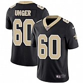 Nike New Orleans Saints #60 Max Unger Black Team Color NFL Vapor Untouchable Limited Jersey,baseball caps,new era cap wholesale,wholesale hats